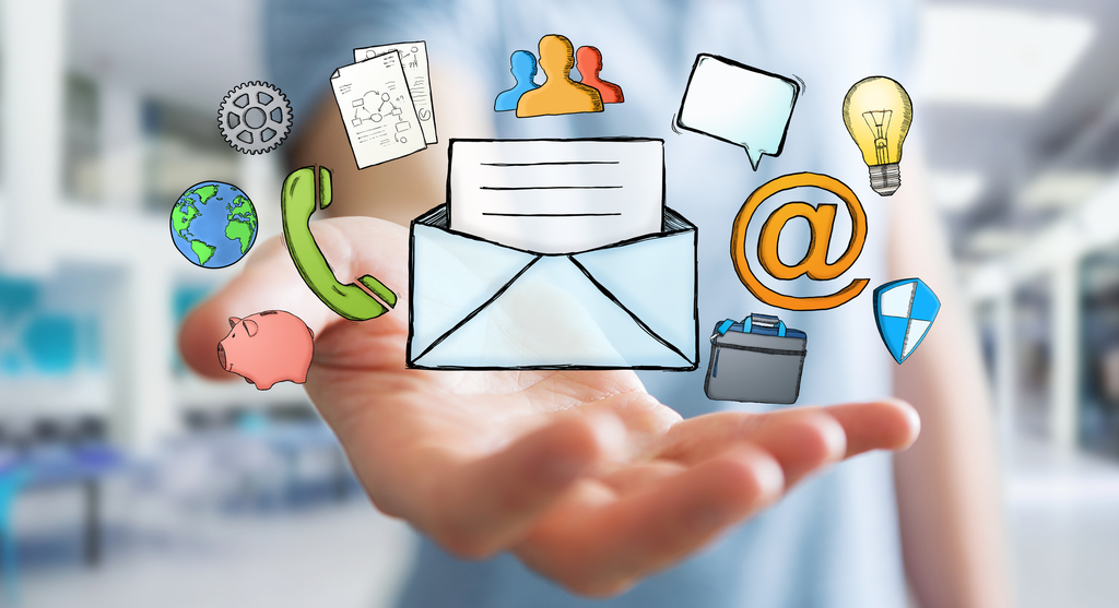 Email in hand