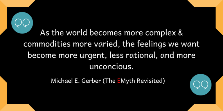 The feelings we want become more urgent, less rational, and more unconcious.