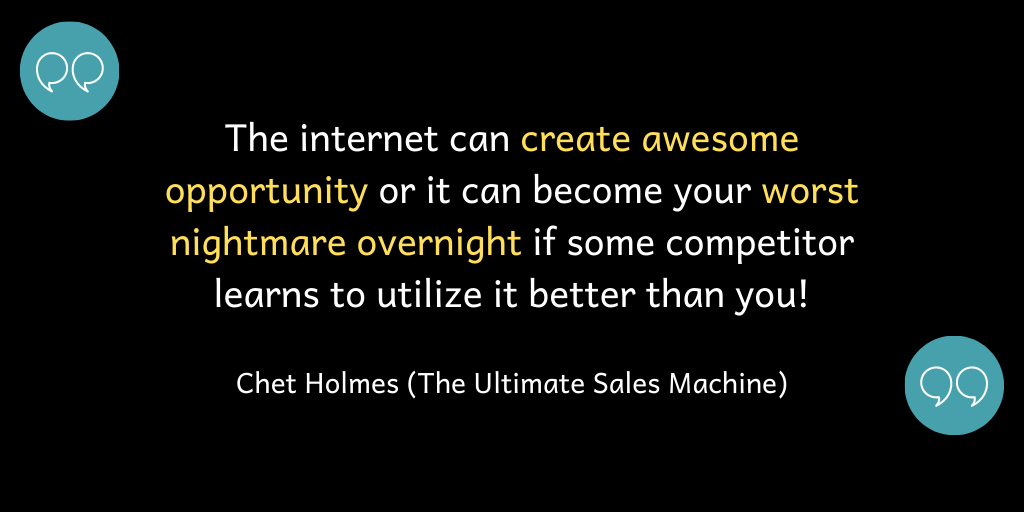 The internet can create awesome opportunity or become your worst nightmare if someone learns to use it better than you.