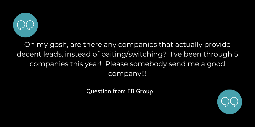 Are there companies that actually sell good leads?