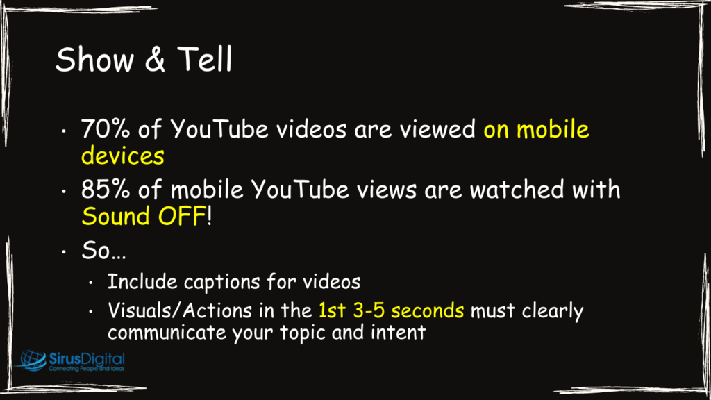 Video content is powerful for indexing and search because it stimulates both visual and auditory senses.