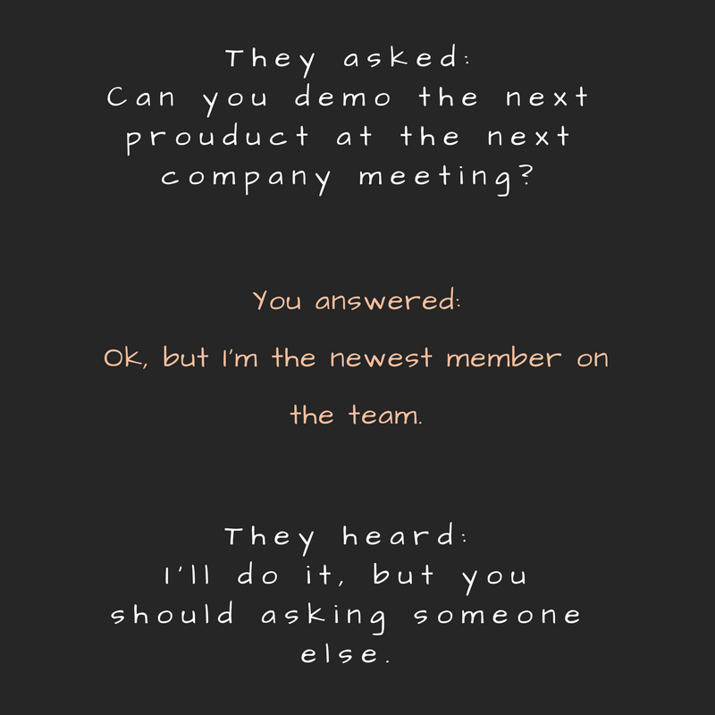 Yes, but you should've picked someone else.