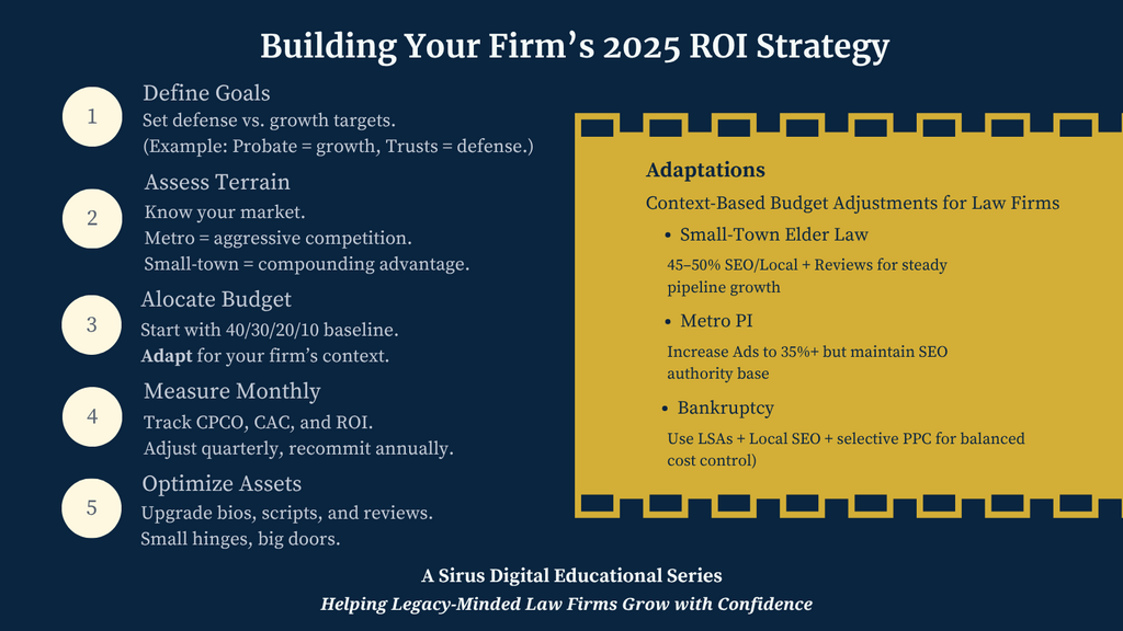 Developing and aligning your ROI strategy puts in place a measurable and adaptable process for investing marketing dollars.