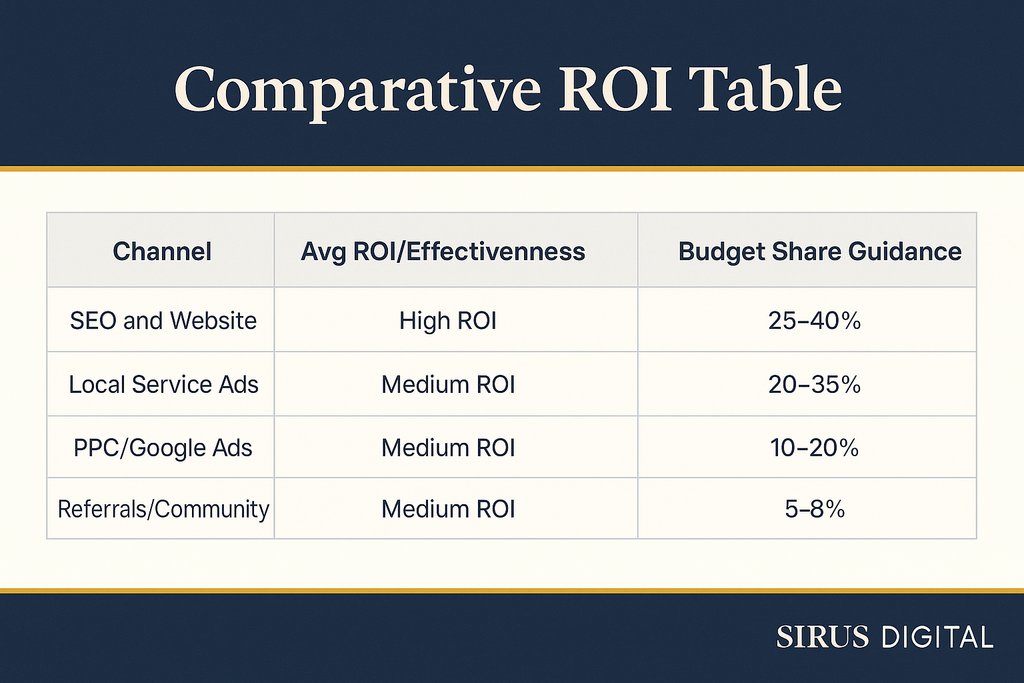 ROI from marketing spend depends upon many factors - most importantly, the quality of the information that is published.
