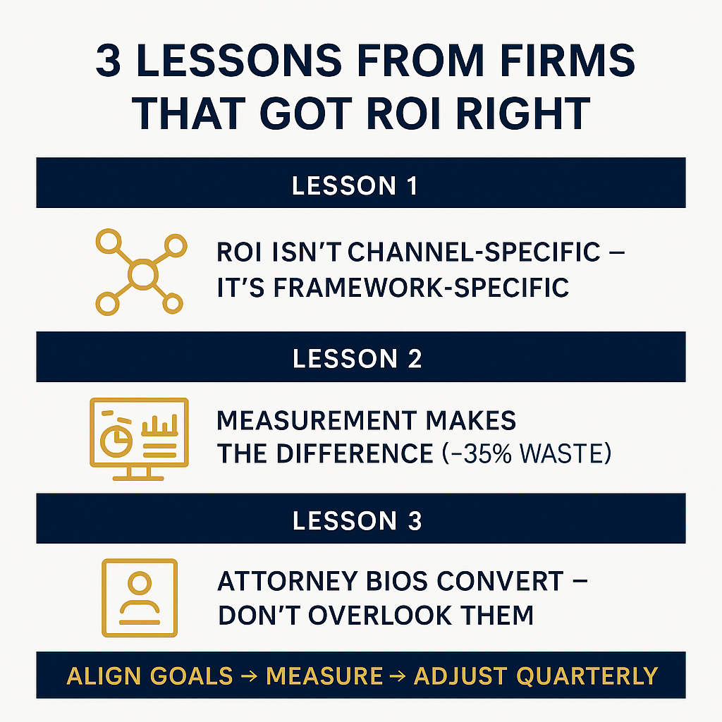 Success comes from implementing effective processes and following through on them. Whether your own or adapted from others, find the right channel mix and factors for your firm's market and characteristics.