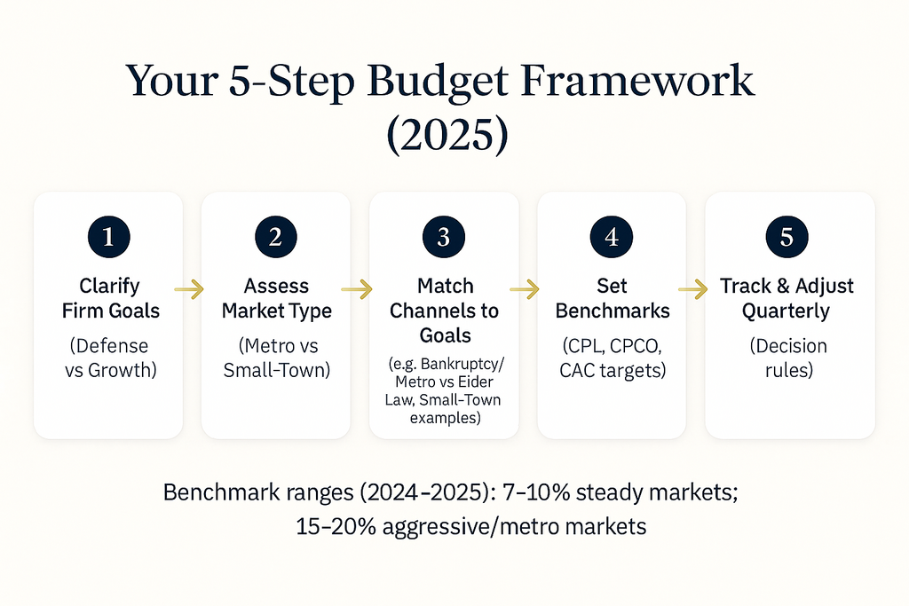 Developing and following a plan that you can measure and adjust is the first step to taking the guesswork and opinion out of your law firm's marketing efforts.